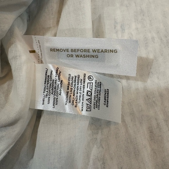 LOFT Women’s Dress in Blue and White Floral - Picture 5 of 7